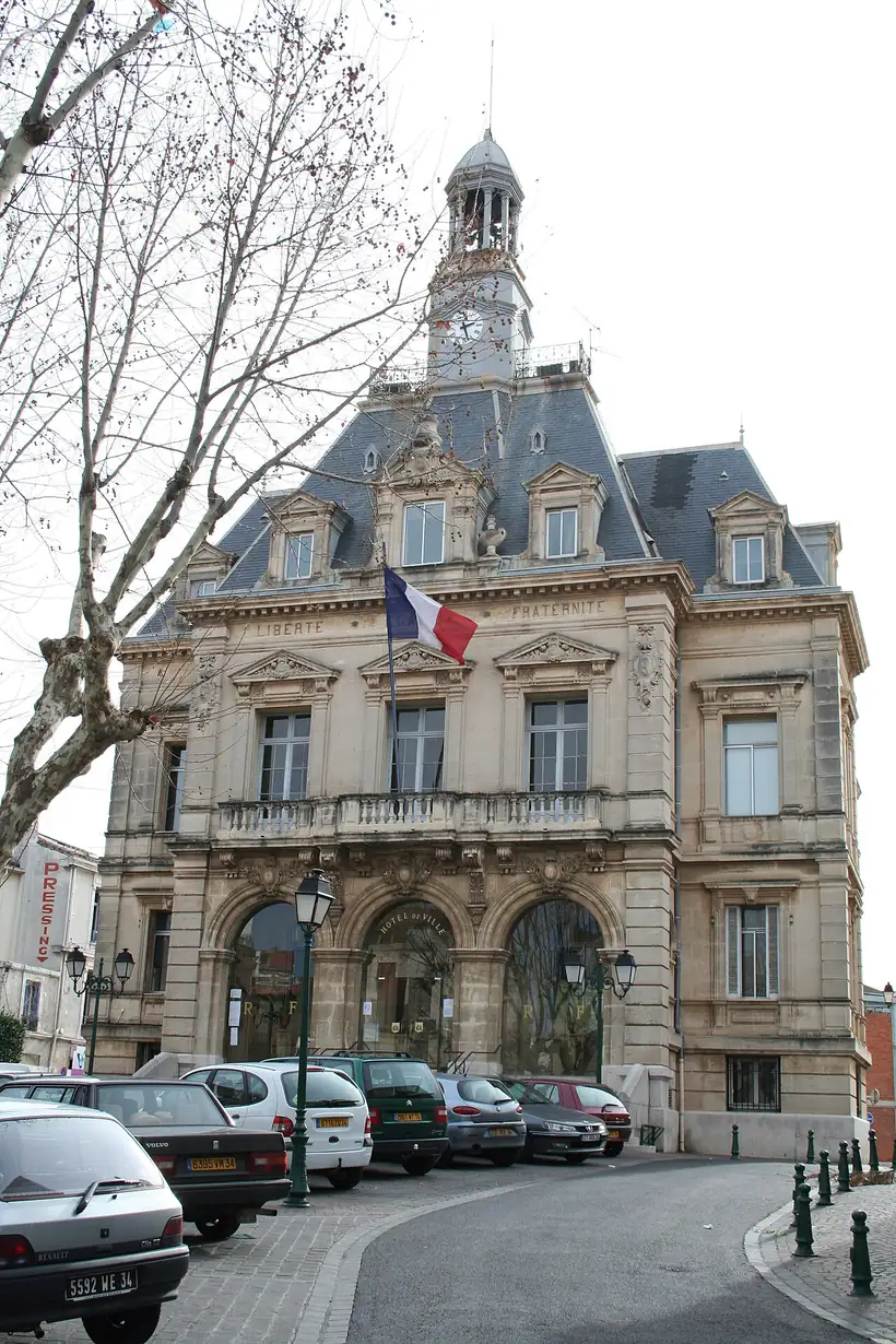 L'hôtel de ville de Frontignan à Frontignan